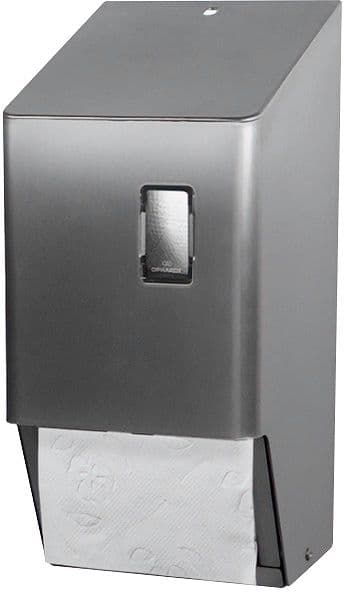 DISTRIBUTEUR PAPIER DE TOILETTE SANTRAL C&C 2 ROULEAU INOX BROSACE