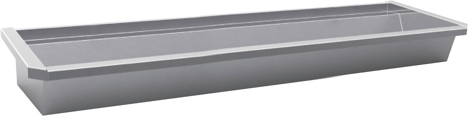 AUGE MURAL SANILAV INTERSAN 240CM INOX PLAGE SANS ROBINETS