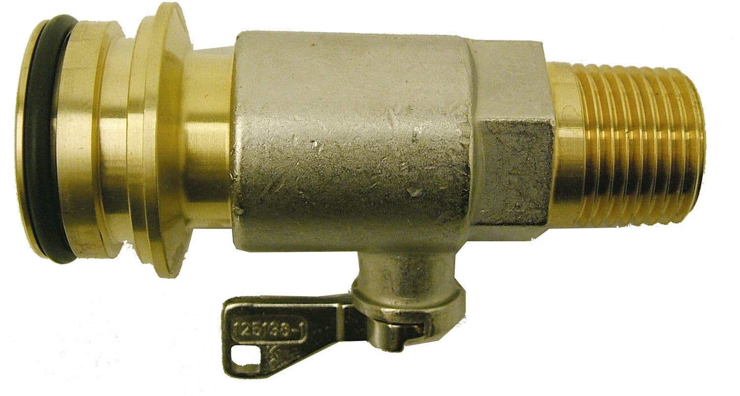 ROBINET GAZ VAILLANT MODELE EQUERRE 1/2"