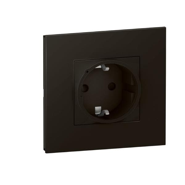 Valena NWN - prise connectée Schuko 16A Noir