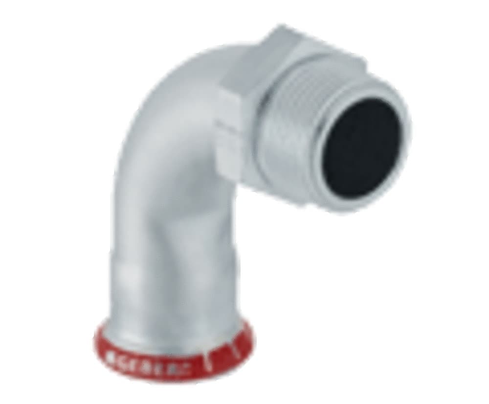 Geberit Mapress acier carbone coude de transition 90° 22-3/4"M