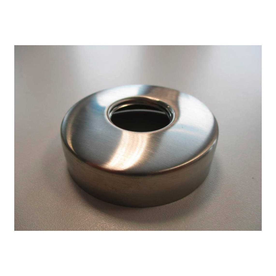 01061 Rosace, acier inoxydable brossé, ronde, par ex. pour 5870108 (2x)