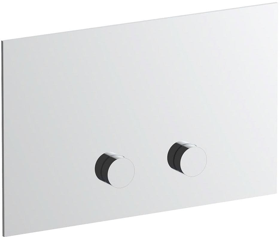 PLAQUE DE COMMANDE 2-TOUCHES POUR GEBERIT SIGMA8 SIGMA12 ICONA CLASSIC FANTINI INOX