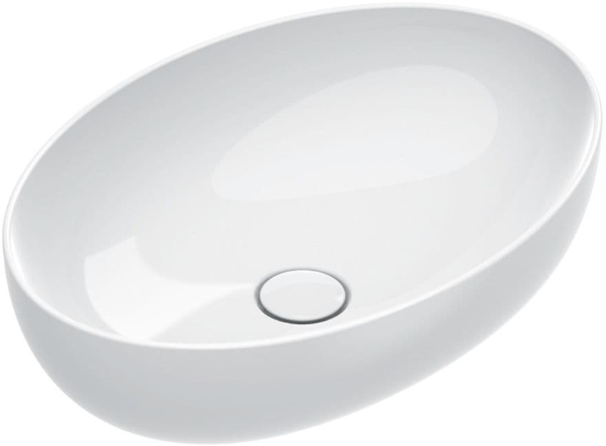 VASQUE A POSER SFERA CATALANO CATAGLAZE+ 60X42 H16 SANS TROP-PLEIN BLANC