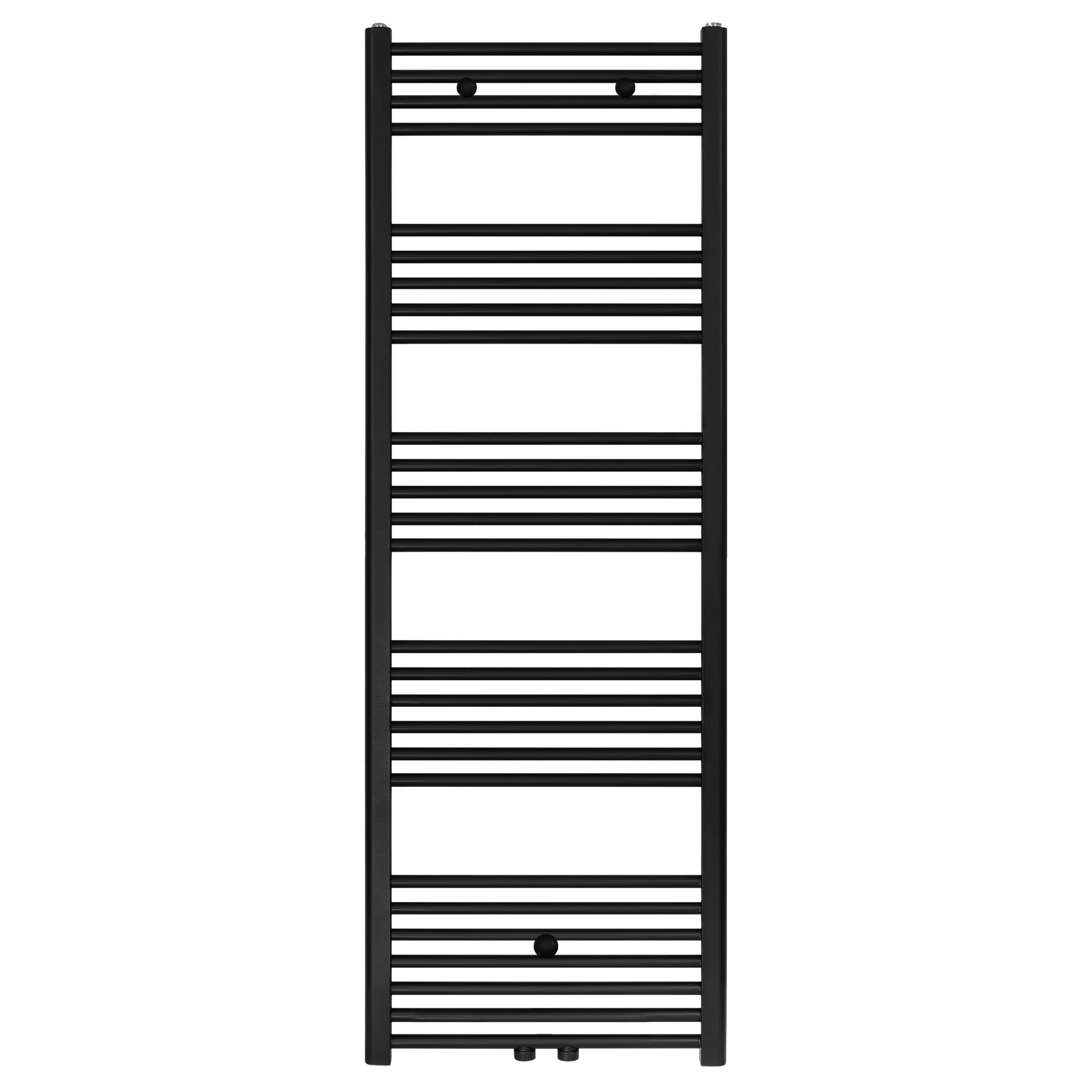 BELRAD SÈCHE-SERVIETTES - RACCORDEMENT GAUCHE-DROITE/CENTRAL - 721 WATT - 1600X500CM - NOIR MAT