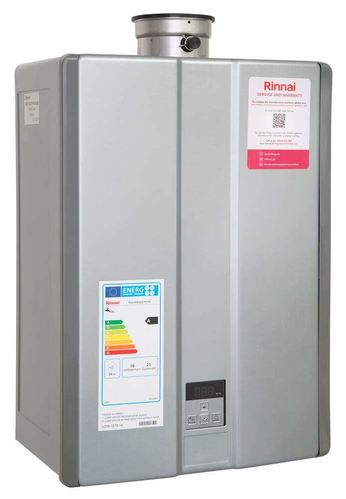Rinnai Sensei 26i chauffe-bain à condensation gaz naturel 35l/m