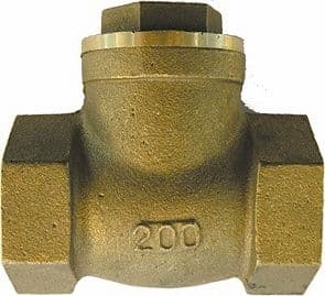 CLAPET DE RETENUE LAITON A BATTANT 4/4"