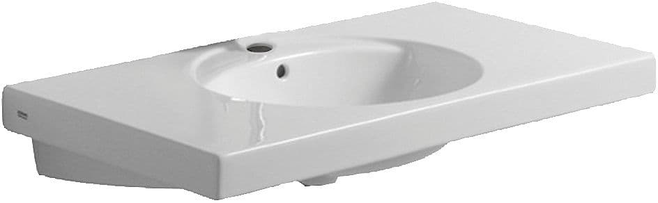 LAVABO PRECIOSA GEBERIT 100CM BLANC