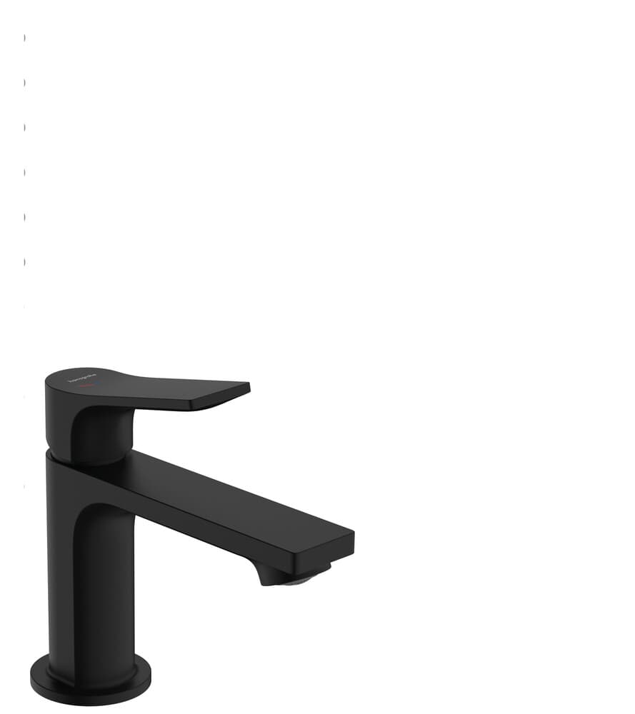 hansgrohe Zebris mitigeur lavabo 80 sans vidage CoolStart noir mat