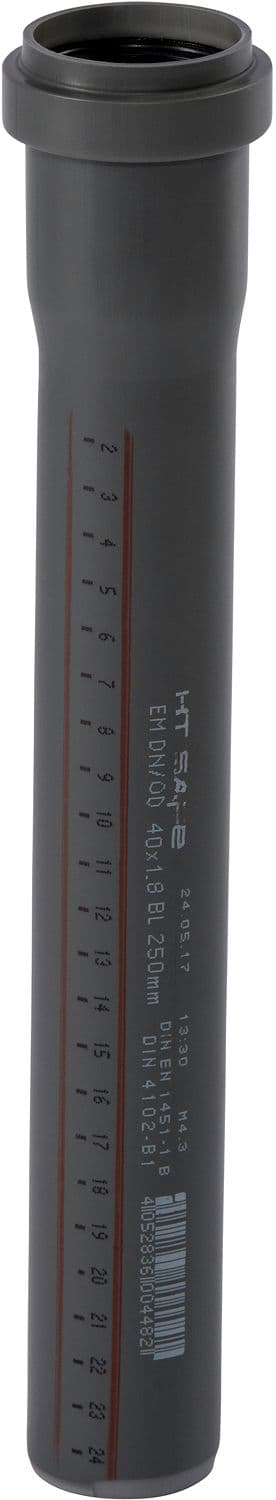 TUBE 32MM 0,5M MANCH.PP HT-SAFE OSTENDORF