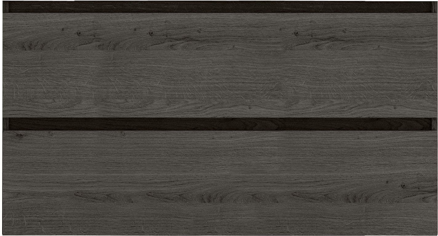 SOUS MEUBLE FORM 2 TIROIRS 120CM CHENE GRAPHIT