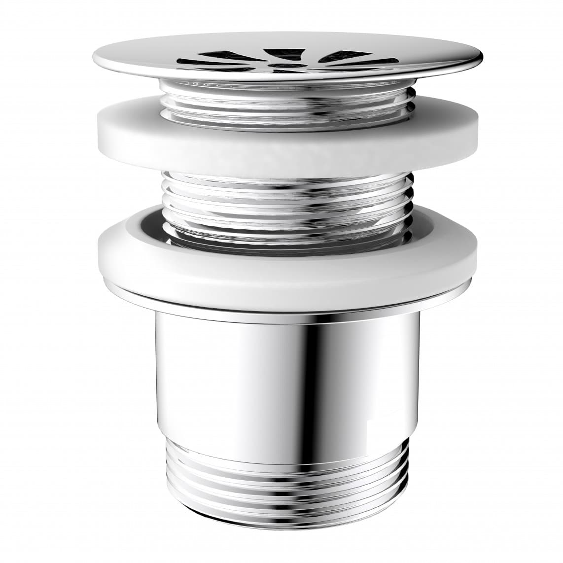 98807350 DAV-3WK vanne d'évacuation, chromé, 1 1/4" x 60 mm, sans bouchon