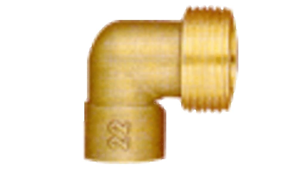 coude fer/cuivre matière laiton 1/2"M x 15 mm