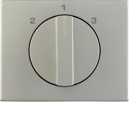 Enjoliveur avec bouton rotatif pour interrupteur 3 paliers sans position 0 K.5 Inox