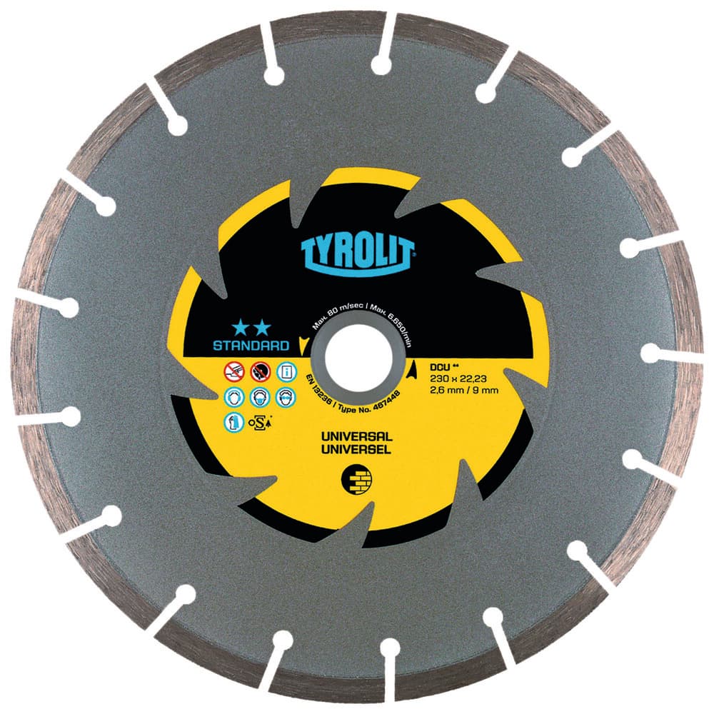 Tyrolit Standard scie diamantée pour meuleuse angulaire D230