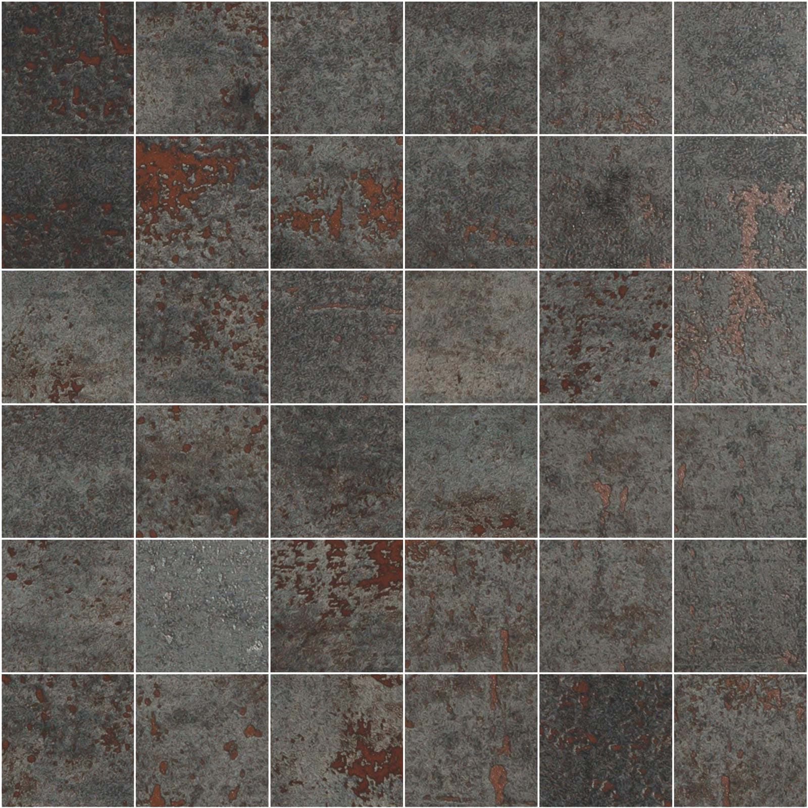 MOSAICO METAL TITANIUM 30X30 (5X5) BRU