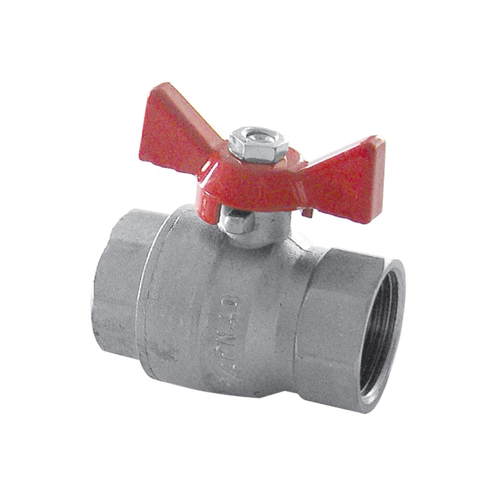 robinet à bille passage intégral manette papillon 3/4" FF