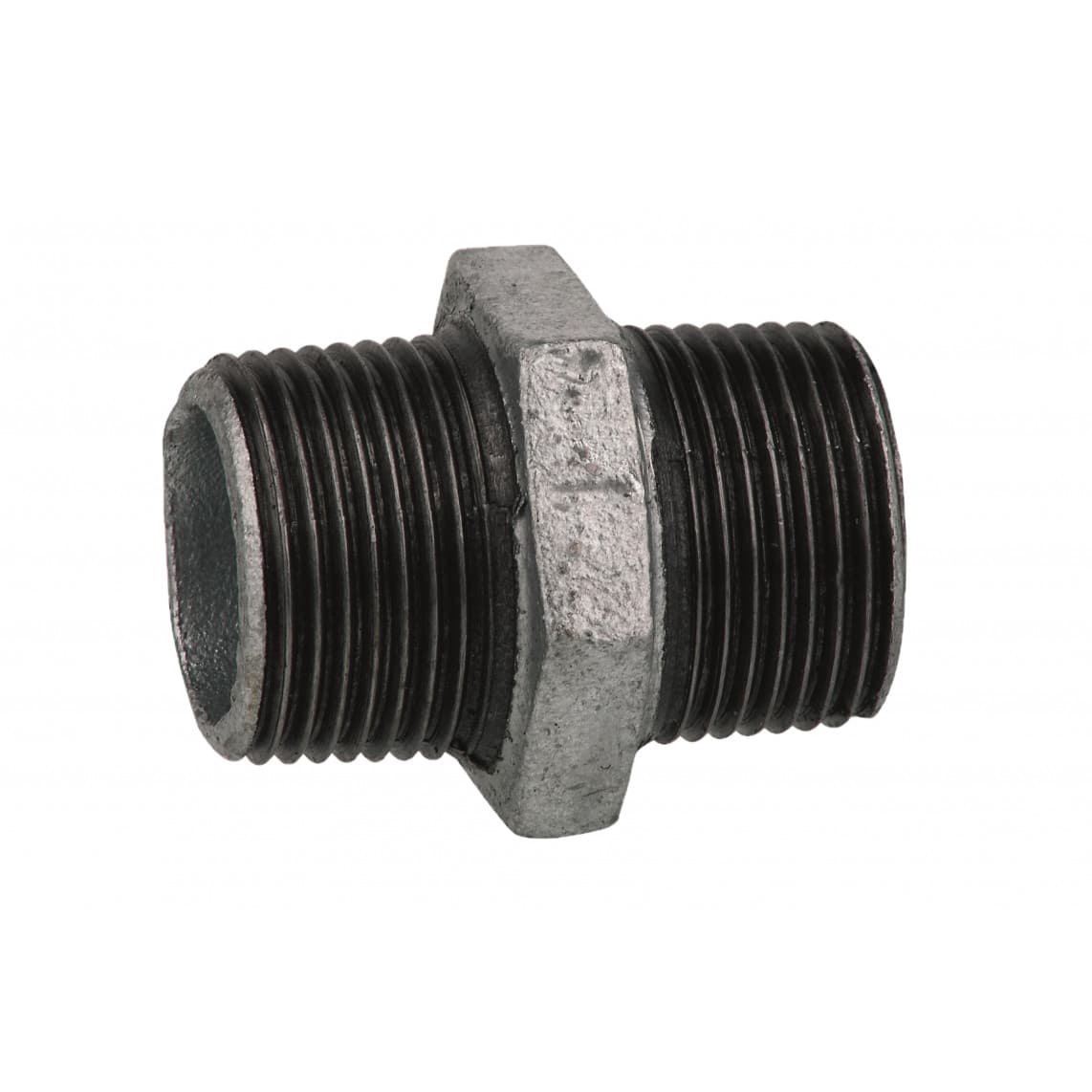 989784055 FM mamelon double, galvanisé, 1 1/4" M, (280)