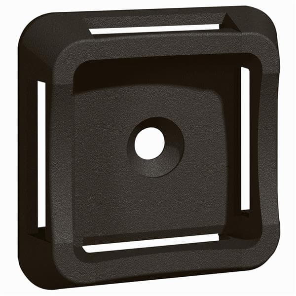 Embase adhésive Noire colliers colring largeur 20mm