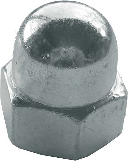 ECROU A CALOTTE DIN 1587 VZ M 8 PAR BOITE DE 200PCE