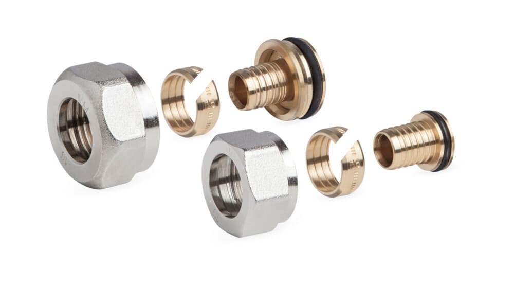 SYSTEMPEX raccords à sertir pour tube PEX M22 16 x 2.0 2 pièces