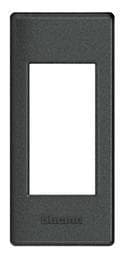 LivingLight - support plaque profilé 1 module Anthracite