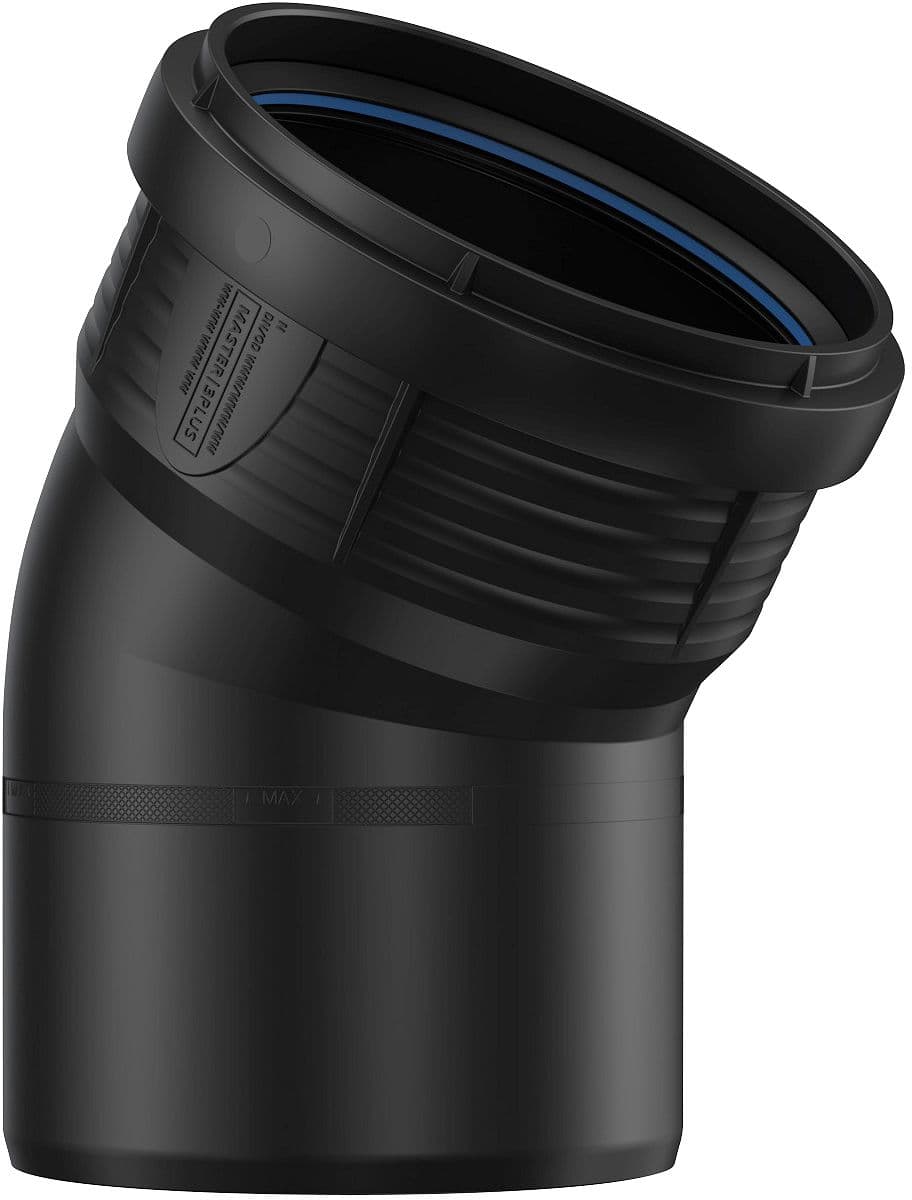 COUDE PP 30°MF 125MM NOIR
