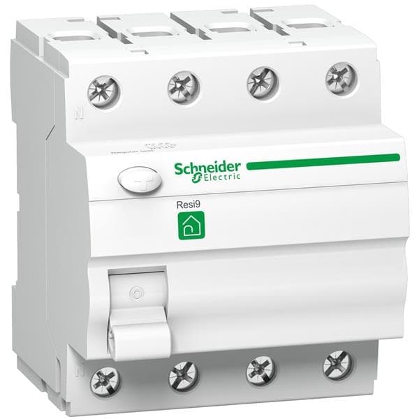 Resi9 interrupteur différentiel 4 pôles 63A sensibilité = 300mA instantané type A