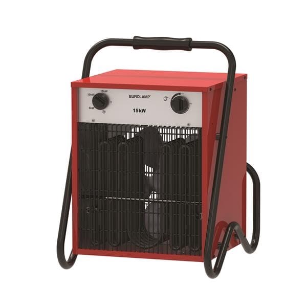 Aérotherme à usage industriel avec thermostat réglable 5.000 - 10.000 - 15.000W IP24