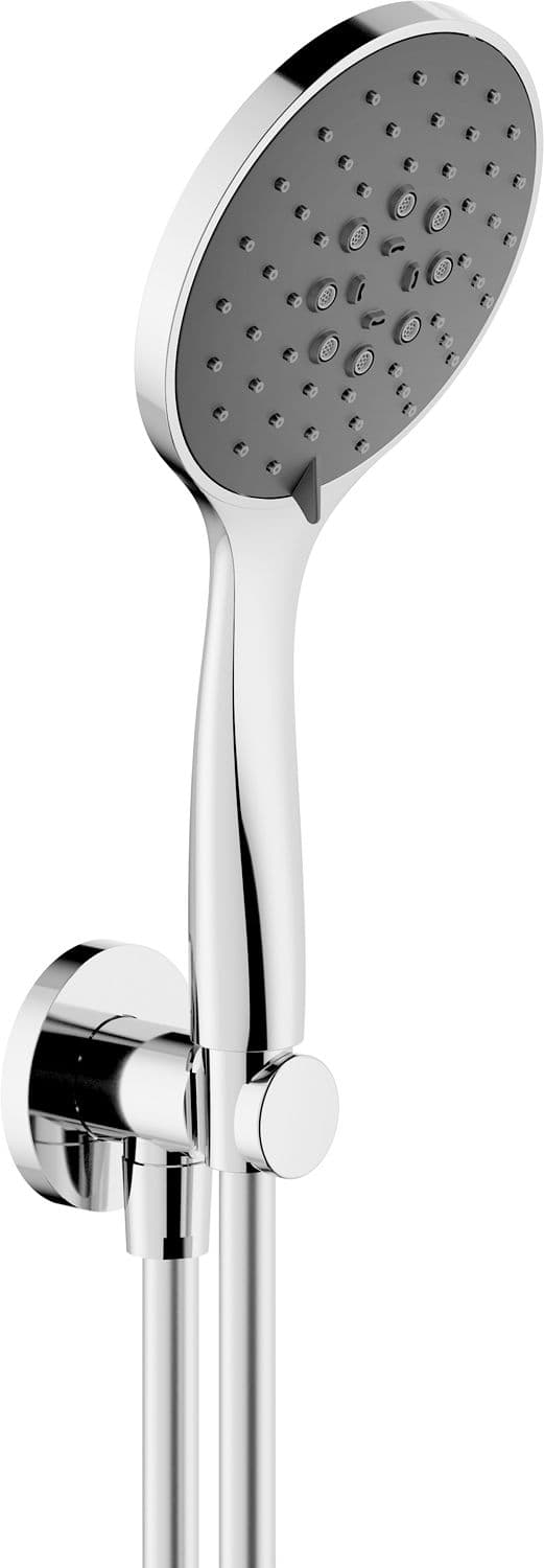 GARNITURE DE BAIN+COUDE DE RACCORD ROND 12CM UNIVERSEL NOBILI CHROME