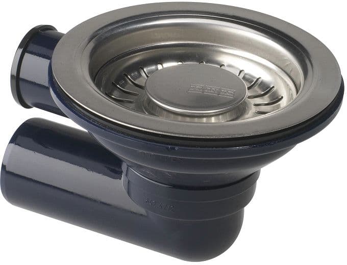 CREPINE +TROP-PLEIN FRANKE 3"1/2 RACCORDEMENT HORIZONTAL VIEUX