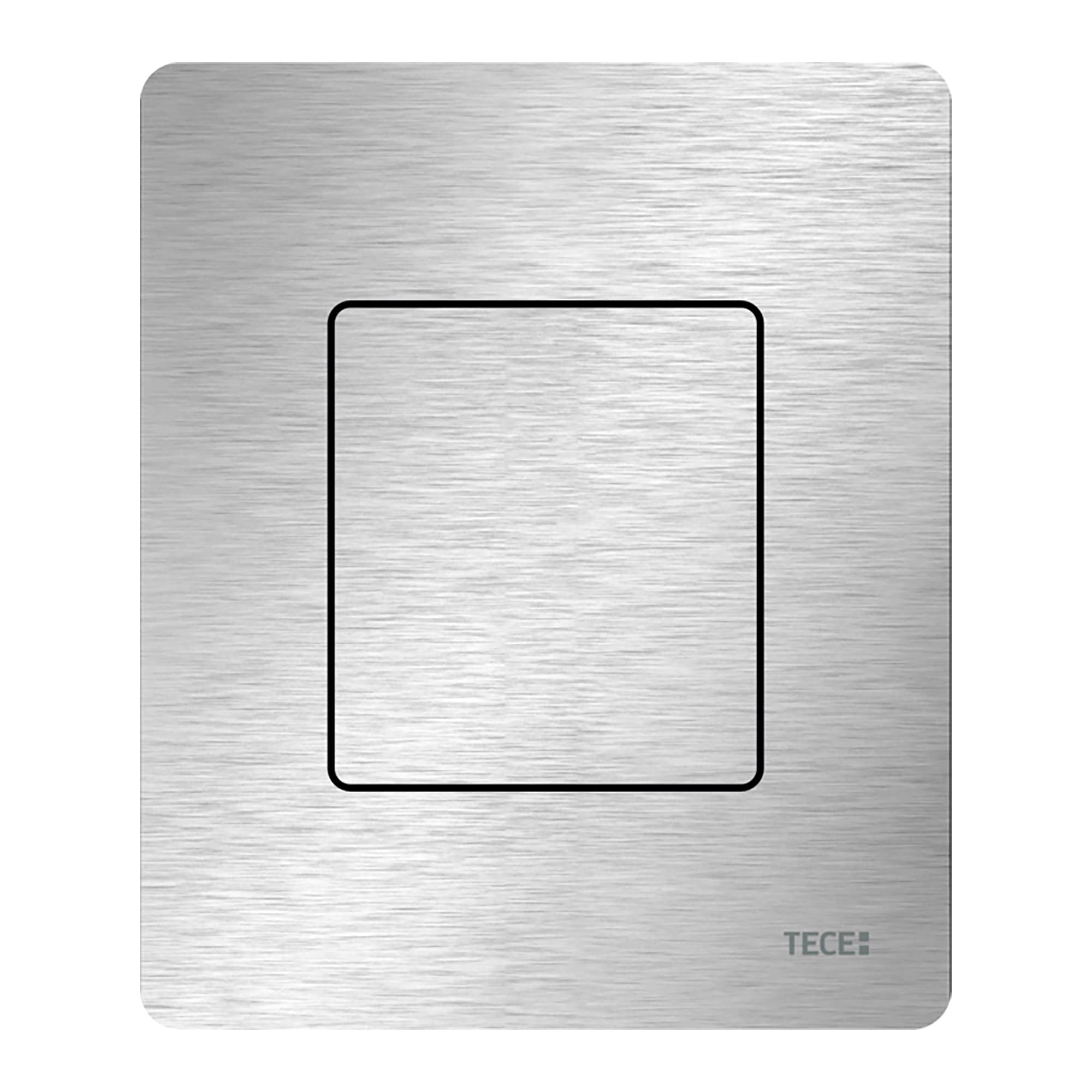 TECESOLID - PLAQUE DE DÉCLENCHEMENT URINOIR - CARTOUCHE INCLUSE - INOX - INOX BROSSÉ (ANTI-TRACE DE DOIGTS)