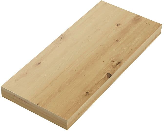 TABLETTE MURALE COFFEE 150X350X25MM JUSQU'A 7KG CHENE DECOR URBAN