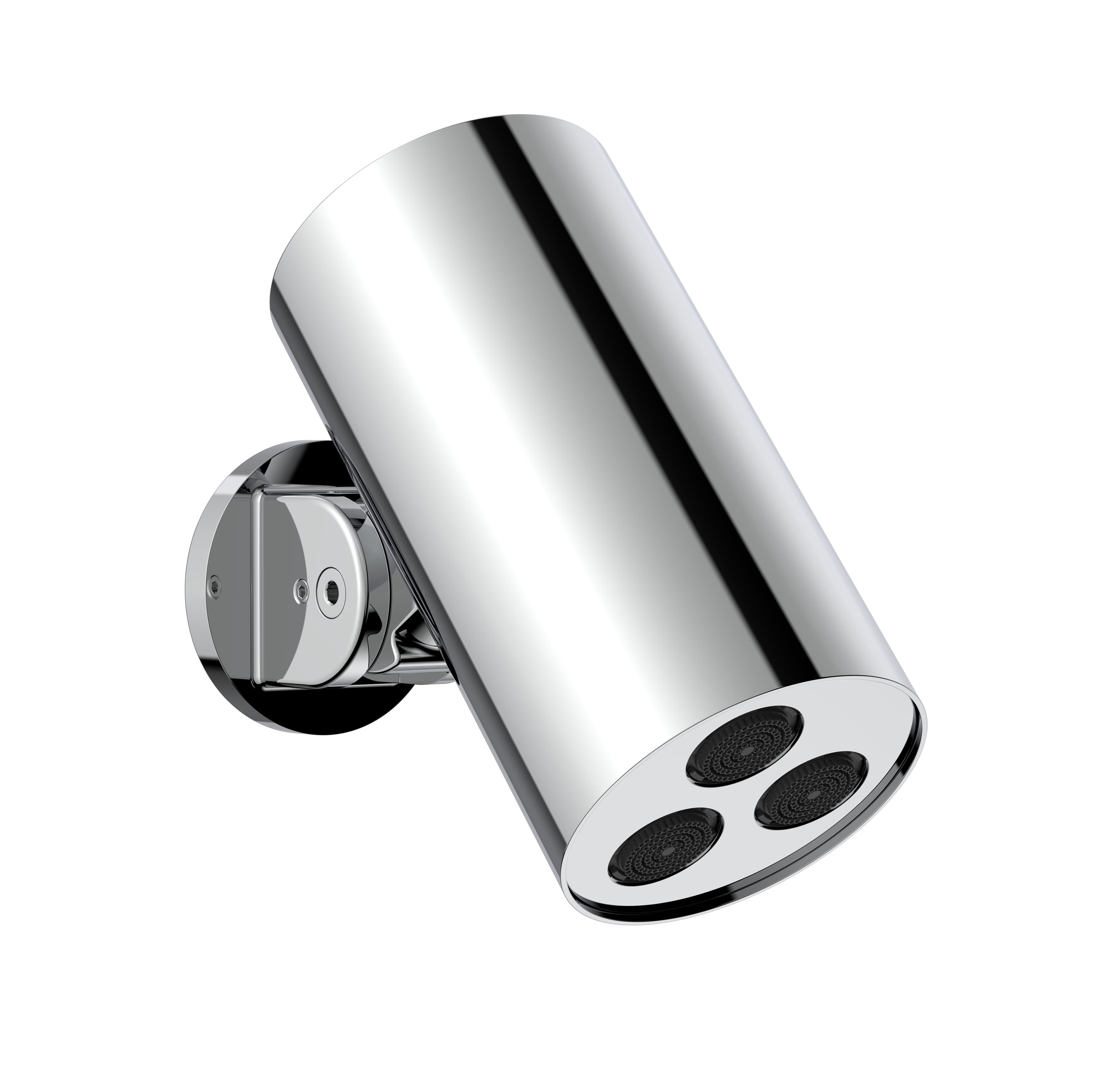 UNIFORMA DOUCHE DE TÊTE CYLINDRE – 1 JET – MONTAGE MURALE – 8X15 CM – CHROME
