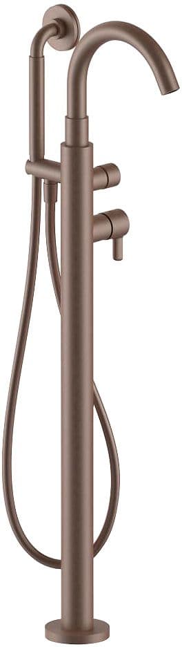 MITIGEUR BAIN LIBRE ICONA CLASSIC FANTINI +DOUCHE A MAIN SANS PIECE ENCASTRE MAT COPPER PVD