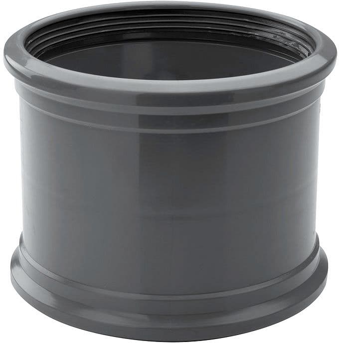MANCHON PVC EGOUT 125MM FF GRIS