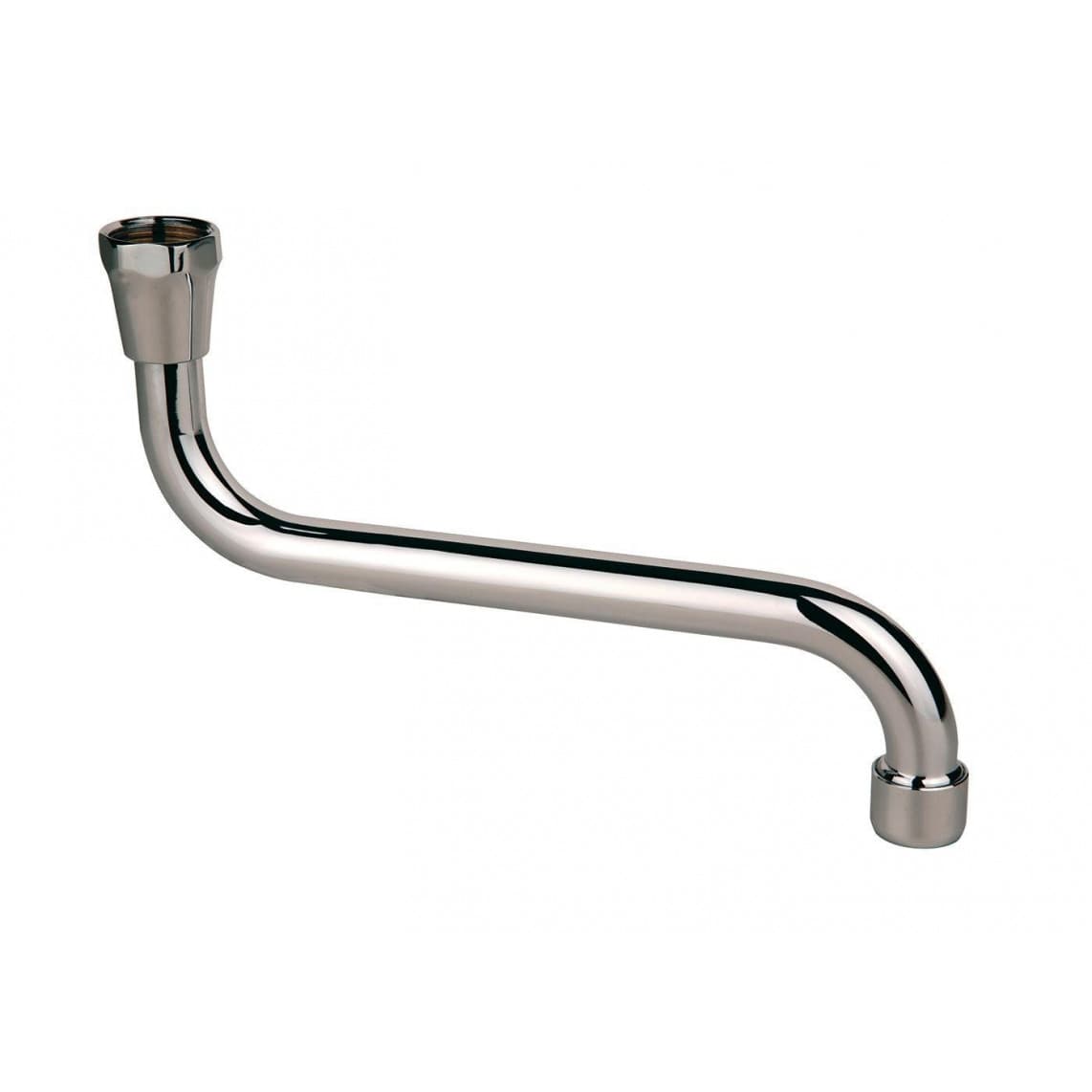 98951104 S-sortie de tuyau, 3/4" x 200 mm, avec aérateur, à joint plat