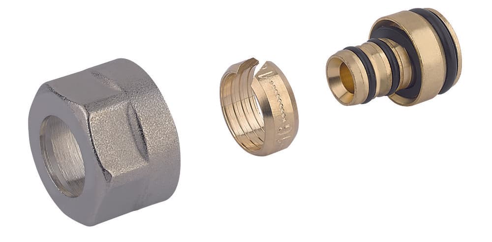 intro raccord de connexion 3/4" F eurocône Pex-Alu 16 x 2 mm par pièce
