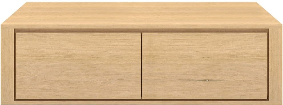 SOUS MEUBLE SHADOW ETHNICRAFT 2 TIROIR 185CM CHENE