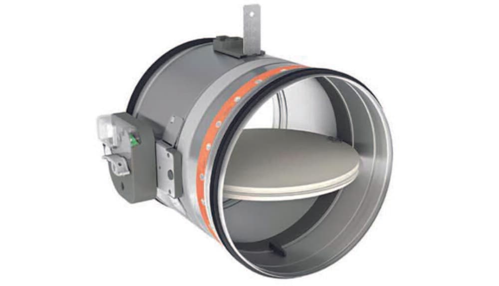 Ventilair CF60H-200 clapet coupe-feu D200 résistance au feu jusqu’à 60 minutes