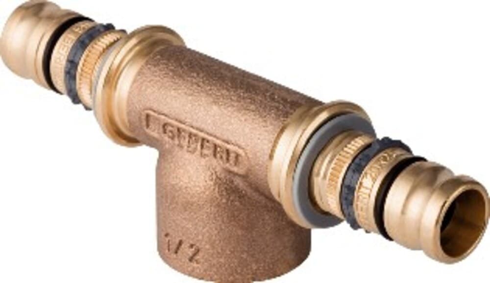 Geberit Mepla raccord Té 90° filetage intérieur laiton 50-1/2-50