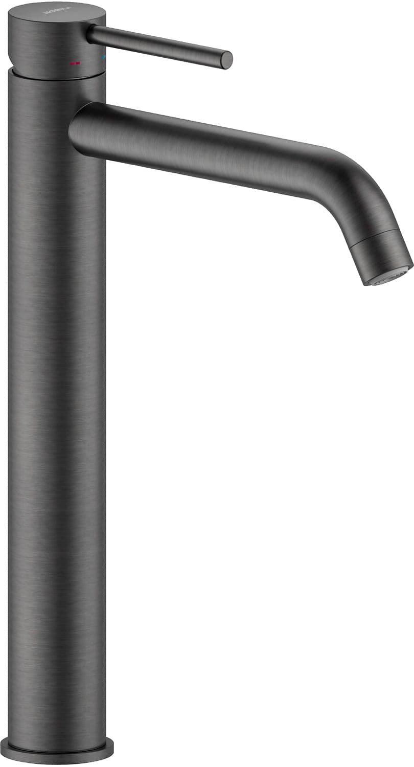 MITIGEUR LAVABO LIVE HAUT NOBILI AVEC CLICK-CLACK GRAPHITE BROSSÉ