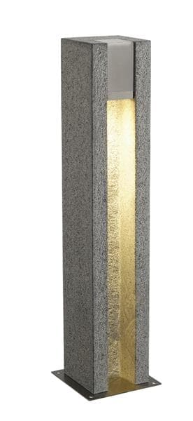 Arrock Slot Gu10 borne, carré , granit, Poivre & Sel, Gu10, maximum 4W Led