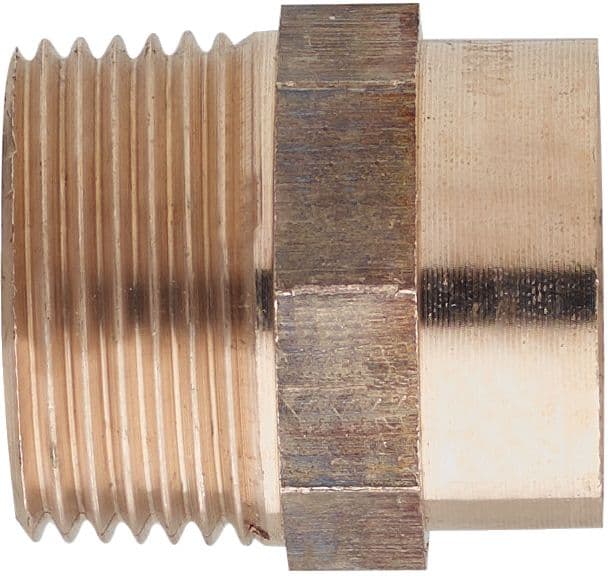 RACCORD A SOUDER LAITON 15MM 3/4"M