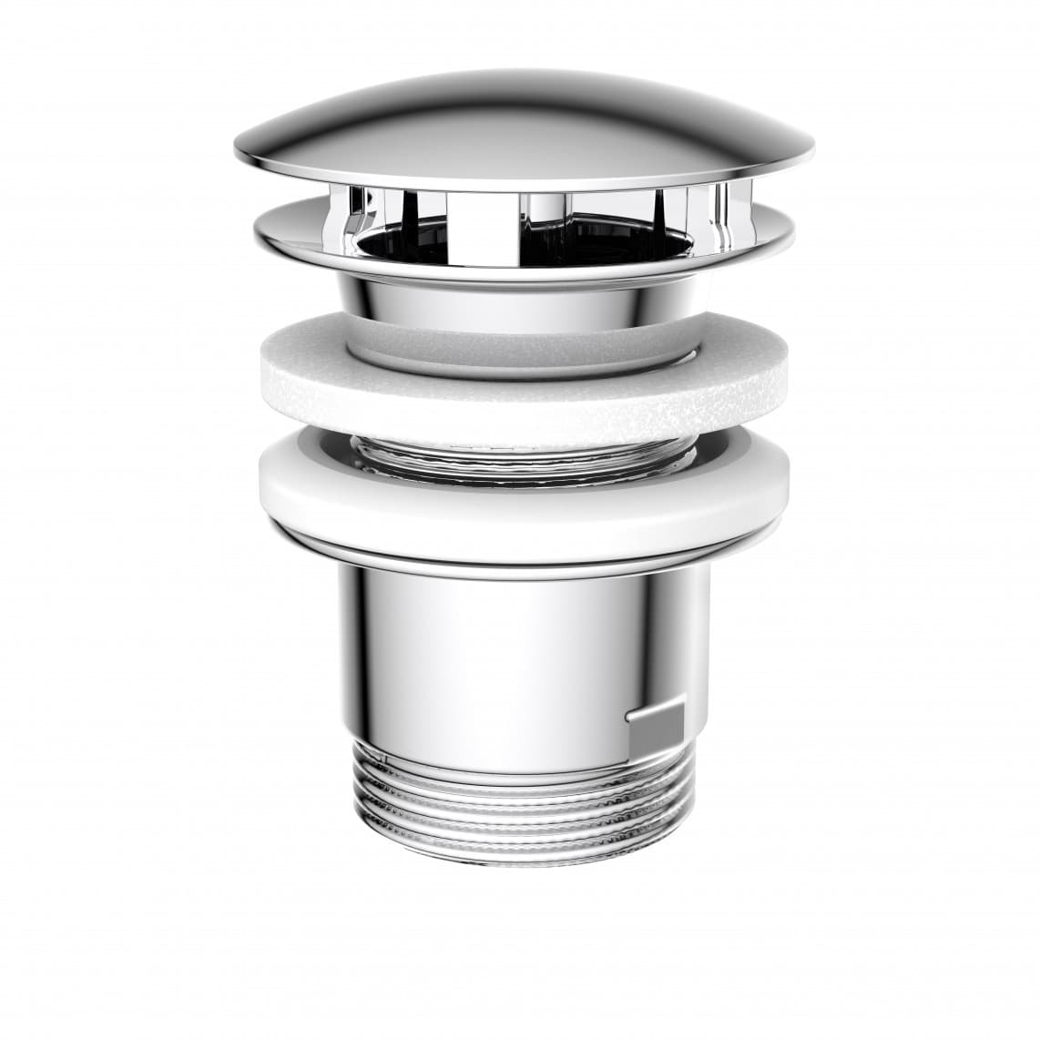98807340 DAV-4WK vanne d'évacuation, chromé, 1 1/4" x 65 mm
