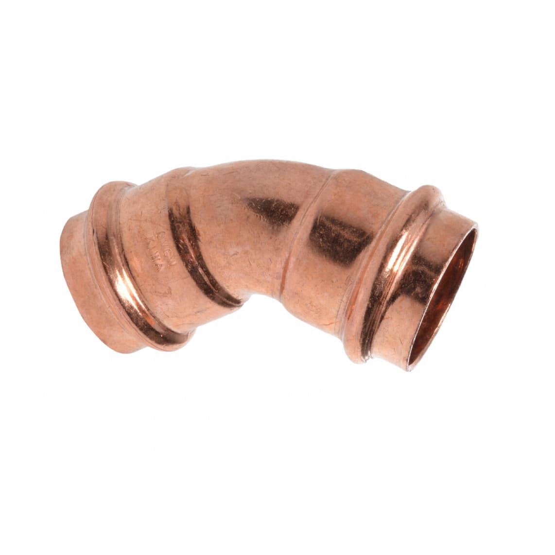 988612354 CU arc 45°, vierge, 18 mm, 2 manchons, (P5041)