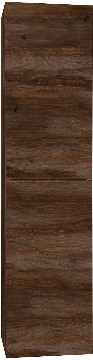 COLONNE COFFEE 2 PORTES GAUCHE 40 NOYER DECOR VELOURS