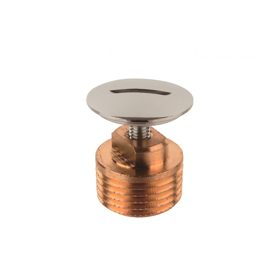 989424155 LT bouchon, chromé, 3/8" M, avec fente