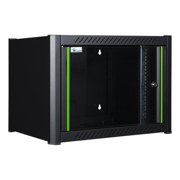 Rack 19" Noir 6U 600 x 560 x 368mm 19kg Ral 9005 simple section
