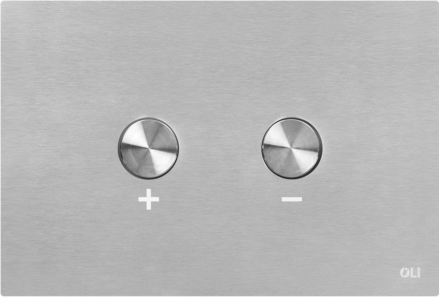 PLAQUE DE COMMANDE 2-TOUCHES BLINK PNEUMATIQUE OLI INOX